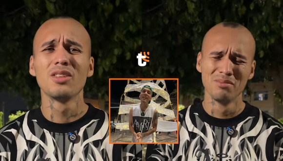 TROME - Tiktoker ‘llora’ y pide perdón tras dañar árbol navideño de Chiclayo: “Este es el dolor de todo el pueblo”