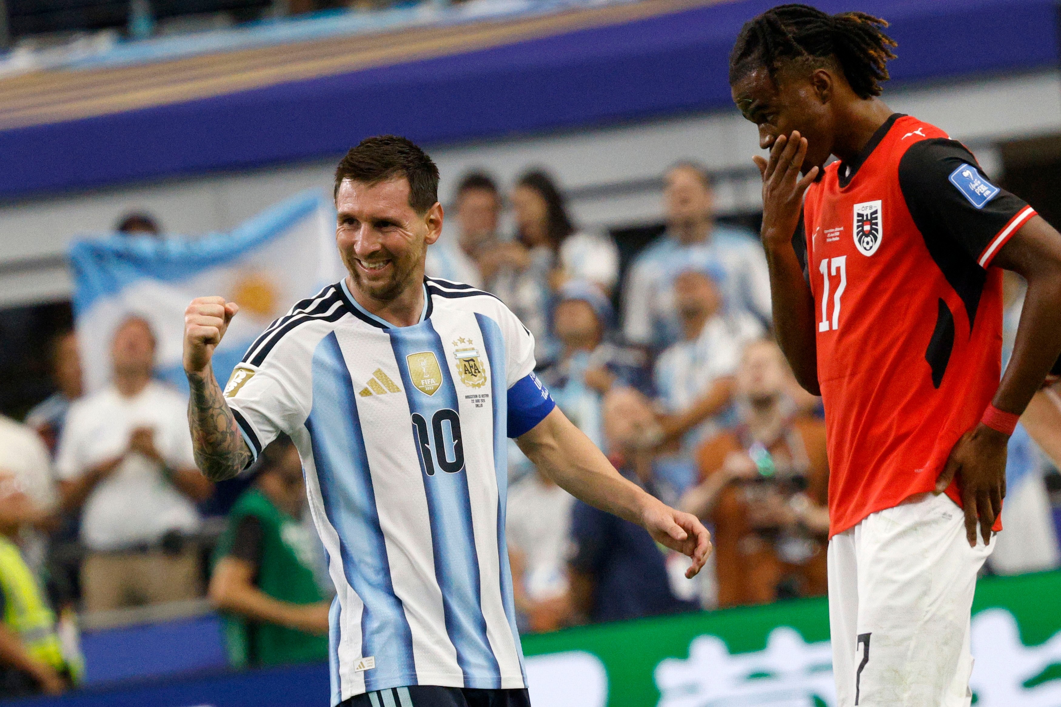 Lionel Messi, máximo goleador de los Mundiales (Chitose Suzuki/The Dallas Morning News via AP)