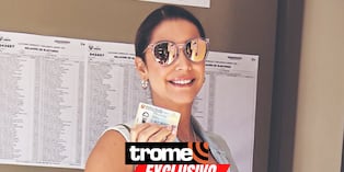 Karla Tarazona cumple con su deber cívico y afirma: “Estoy muy bien con Christian”