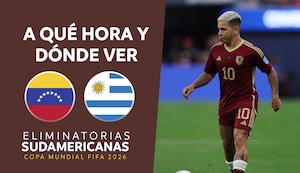 A qué hora se jugó y dónde se vio el Venezuela vs. Uruguay por las Eliminatorias 2026