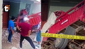 Tragedia en Ancón: chofer muere tras perder el control y chocar su motocarga contra pared de vivienda