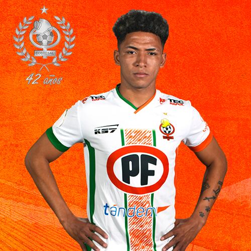 Pablo Cárdenas, futbolista chileno de Cobresal, de padre peruano.