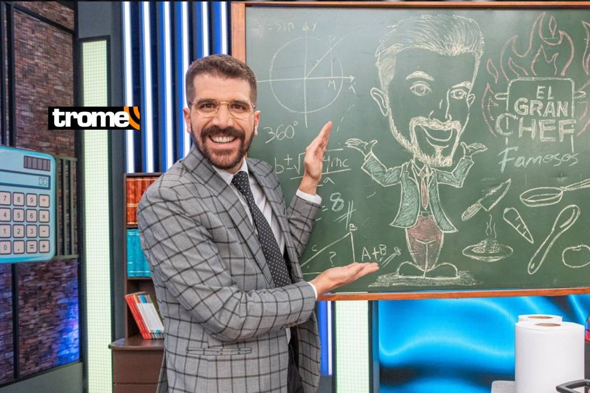 José Peláez estuvo a poco de no participar en la conducción de "El Gran Chef Famosos". Foto: Difusión