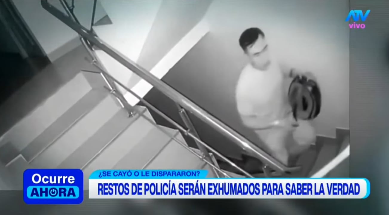 Cámara interior captó al suboficial PNP Diego Vela llegando a su cuarto antes de fallecer.