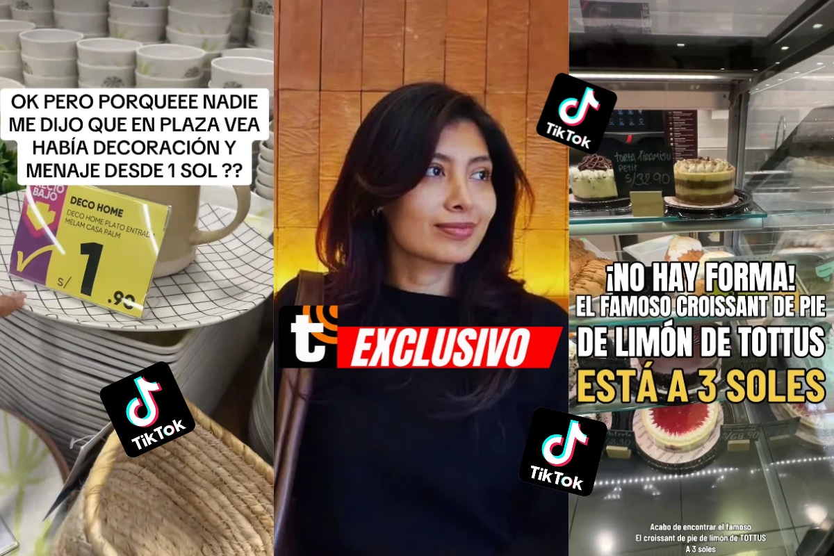 Desde ‘huequitos’ hasta ofertas que pocos conocen, Pamela Albornoz recorre Lima para encontrar opciones que ayuden a sus seguidores a ahorrar. Foto: Composición Trome.
