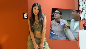 Samahara asegura que reporteros la jalonearon y por eso gritó: “Te puedo jurar por mis hijos que fueron demasiado toscos”