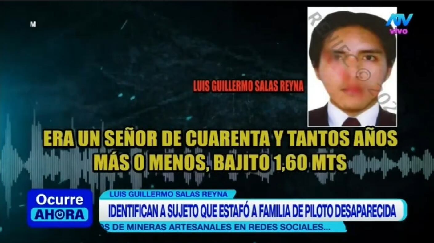 Sujeto niega que hizo llamada falsa sobre piloto FAP Ashley Vargas y describe a hombre que pidió que le ayude con el yape.