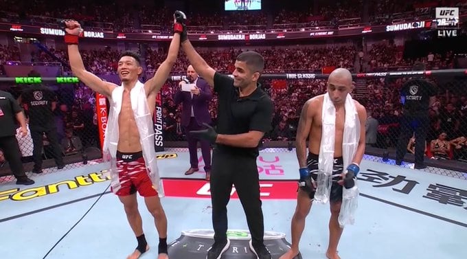 Crédito nacional Kevin Borjas representó al Perú en el UFC Shanghai. (UFC Fight Pass)