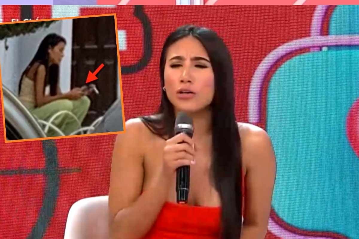 Lamentables imágenes de Samahara Lobatón fumando, pese a que espera un bebé. (Captura TV)