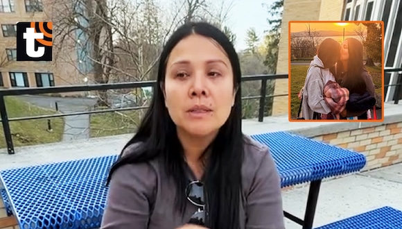 Tula Rodríguez rompe en llanto al separarse de su hija.