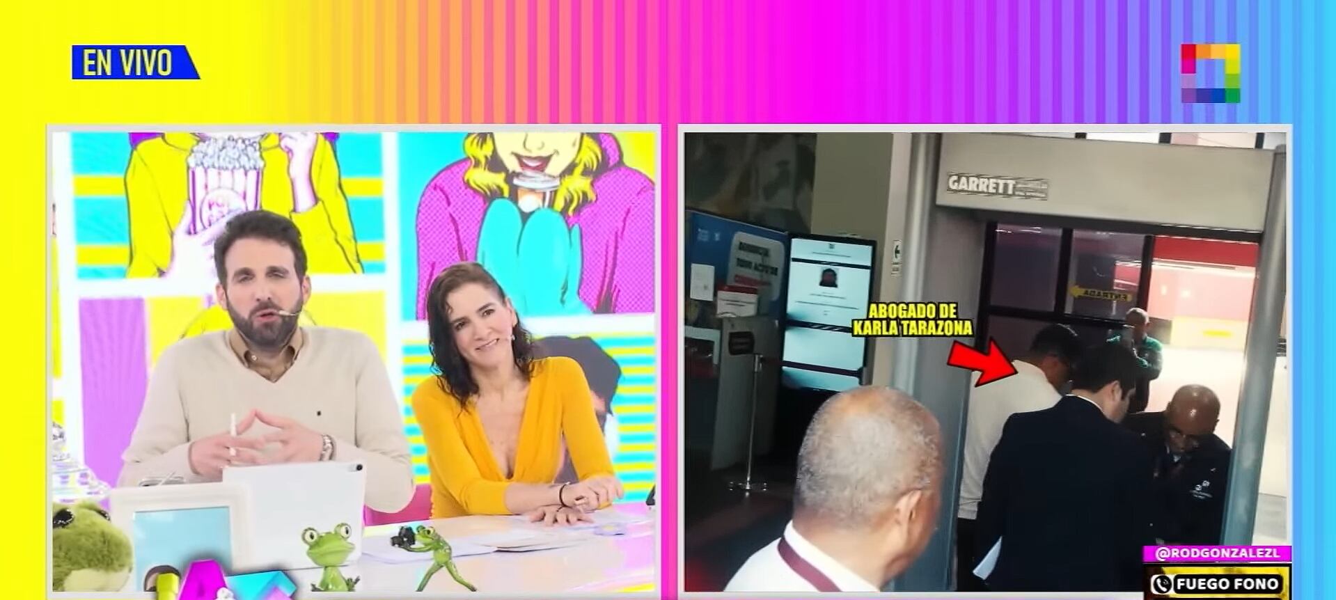 Conductores de 'Amor y fuego' fulminan al cumbiambero. (Foto: Willax)