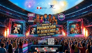 Defensoría del Pueblo celebrará 30 años de servicio al país en el estadio San Marcos