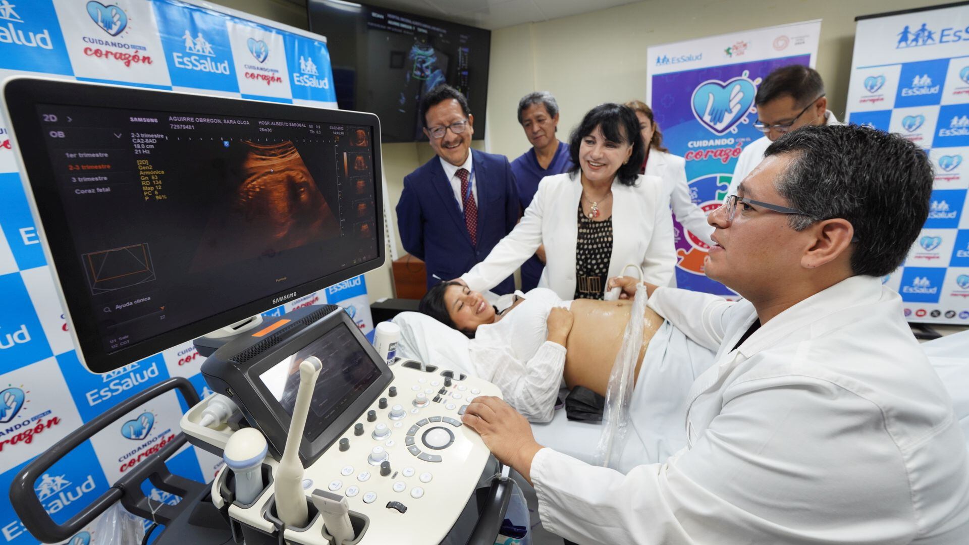 Cirugía fetal fue exitosa. Foto: EsSalud