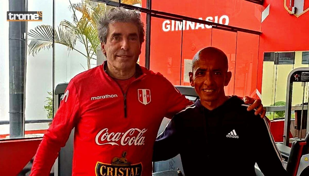 Néstor Bonillo monitorea el progreso de Christian Cueva (Foto: @Joseneyraolivera)