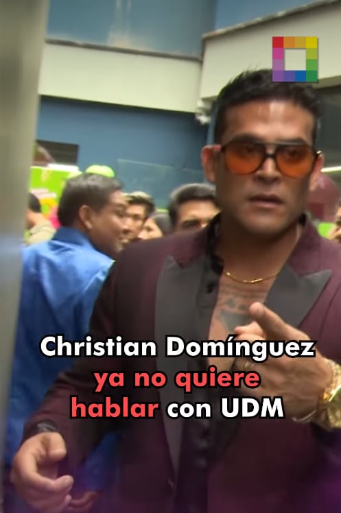 Christian Domínguez dijo frente a las cámaras de 'UDM' que no olvidaba lo que hicieron.