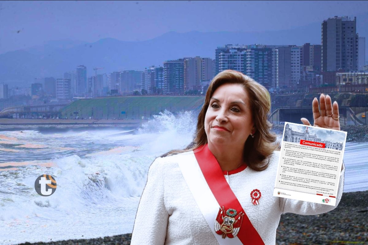 Presidencia del Perú emitió comunicado tras lerta de tsunami (Foto: GEC)