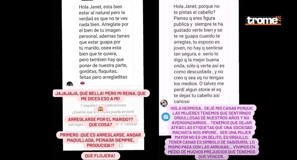 Janet Barboza responde a sus críticos en redes sociales