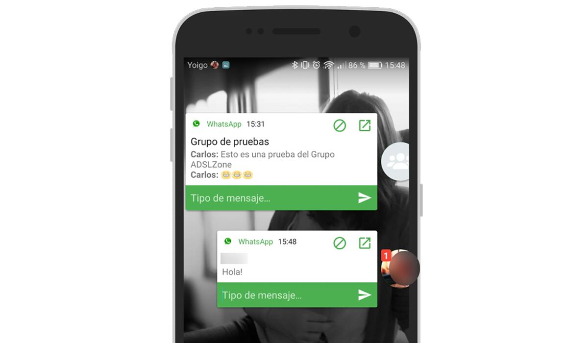 Así se verán tus chats de WhatsApp al mismo estilo de Facebook Messenger. (Foto: WhatsApp)