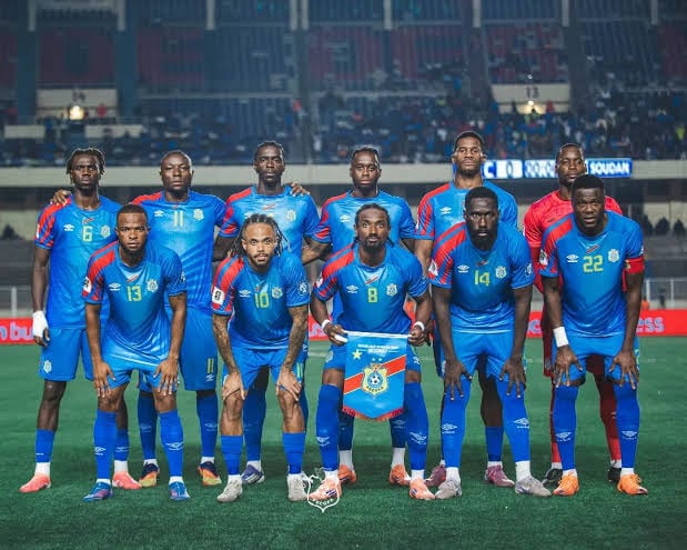 Selección de fútbol de República Democrática del Congo que está jugando en el Mundial 2026. Foto: Internet.
