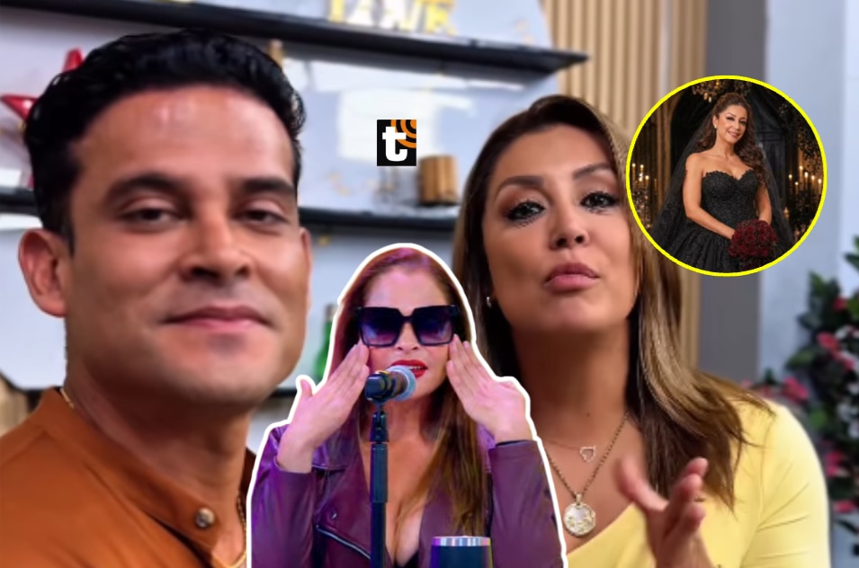 Melanie Martínez le recomienda a Karla Tarazona usar un vestido color negro en su boda civil con Christian Domínguez.