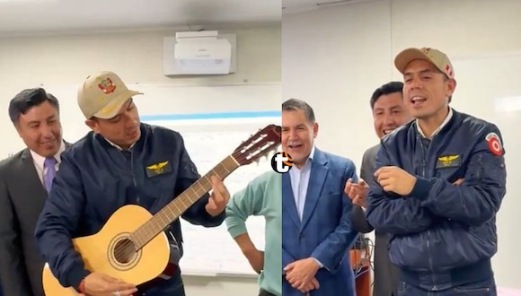 TROME | Presidente Jerí sorprende a jóvenes al cantar ‘De música ligera’ y tocar la guitarra. Video: ATV
