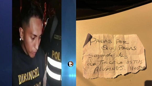 TROME | Capturan a sujeto que dejó explosivo en colegio de Comas. Video: ATV