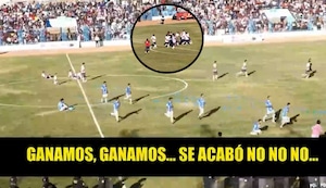 Festejaron el triunfo que no era: insólita eliminación en la Copa Perú se vuelve viral