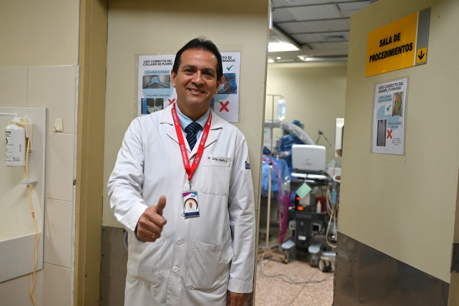 Cardiólogo pediatra Carlos Mariño.