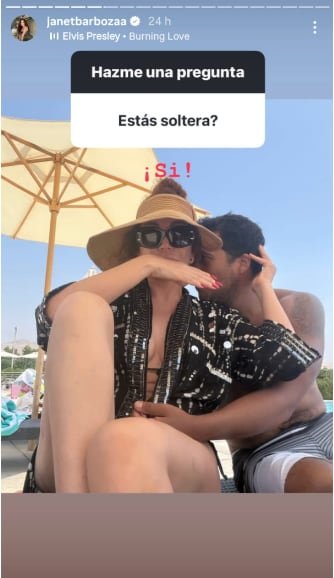 Janet Barboza, conductora de 'América Hoy', postea foto con joven, pero jura estar soltera.