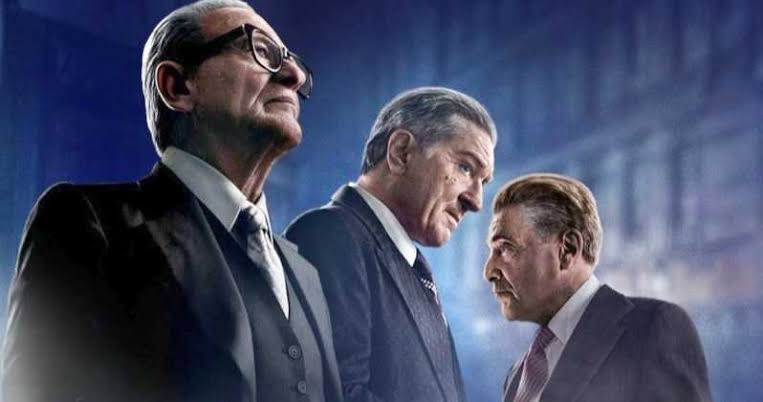 Joe Pesci al lado de las leyendas Al Pacino y Robert De Niro. (Foto: Netflix)
