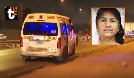 ¡Terror en combi de SJL! Sicario disfrazado de limpieza balea a mujer y huye en moto