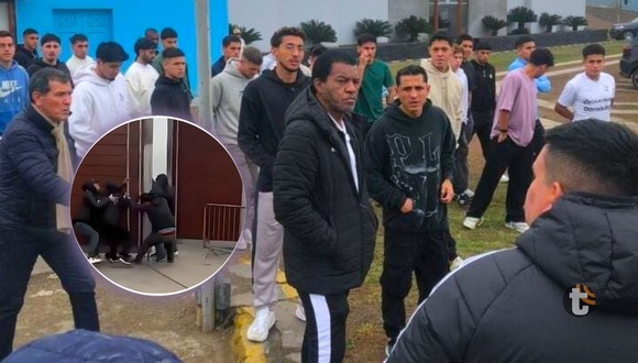 Hinchas violentos de Sporting Cristal forzaron entrada para encarar a plantel y diriectivos (Video: RPP)