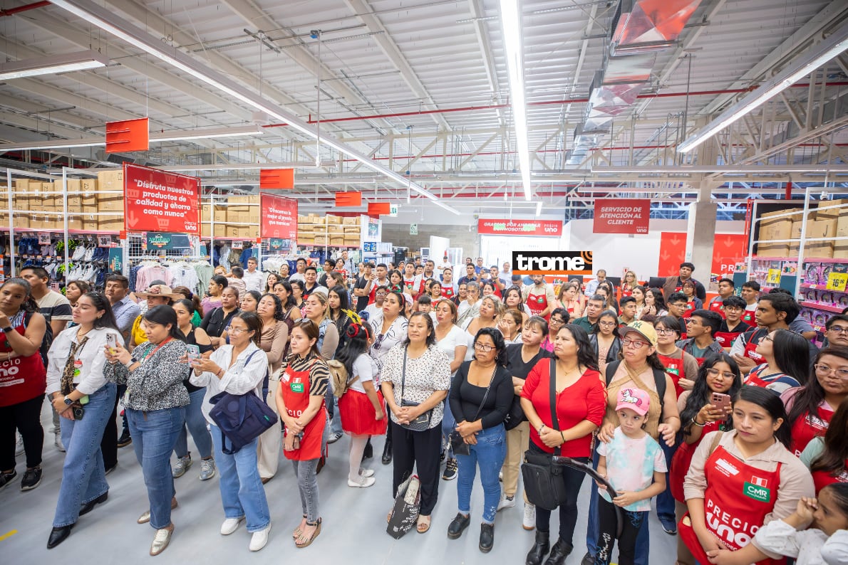 Cadena de hiperbodegas abrió nueva tienda en Lima Norte. Precio Uno suma 33 tiendas en el Perú. (Compos. foto: Isabel Medina / Trome).