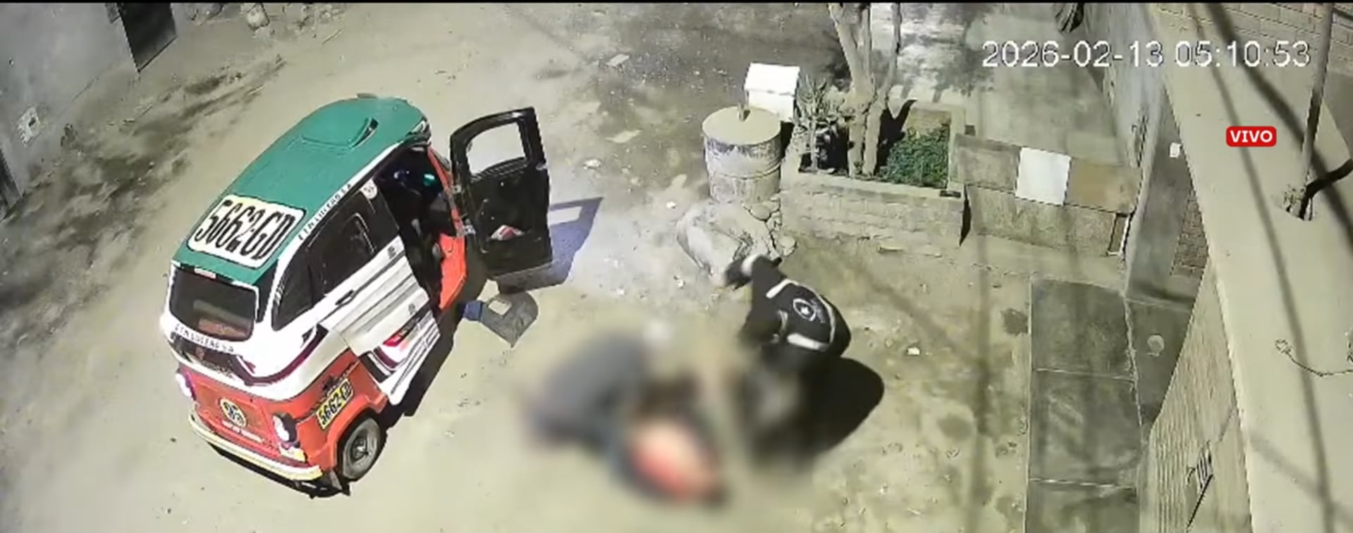 Todo ocurrió en Ate, donde terminaron masacrando a un adulto mayor. (Foto: América Noticias)