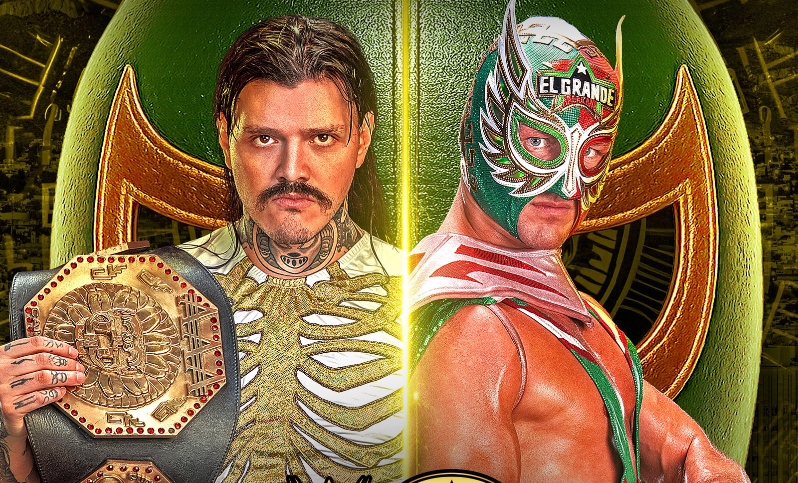 Dominik Mysterio defenderá el Megacampeonato AAA ante El Grande Americano. (WWE)