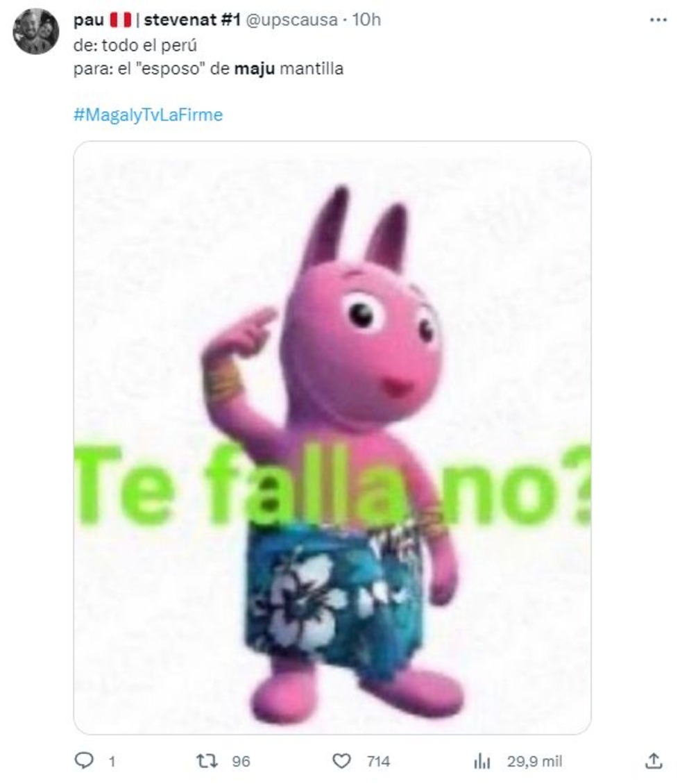 En Twitter, usuarios mostraron sus reacciones tras el ampay de Gustavo Salcedo