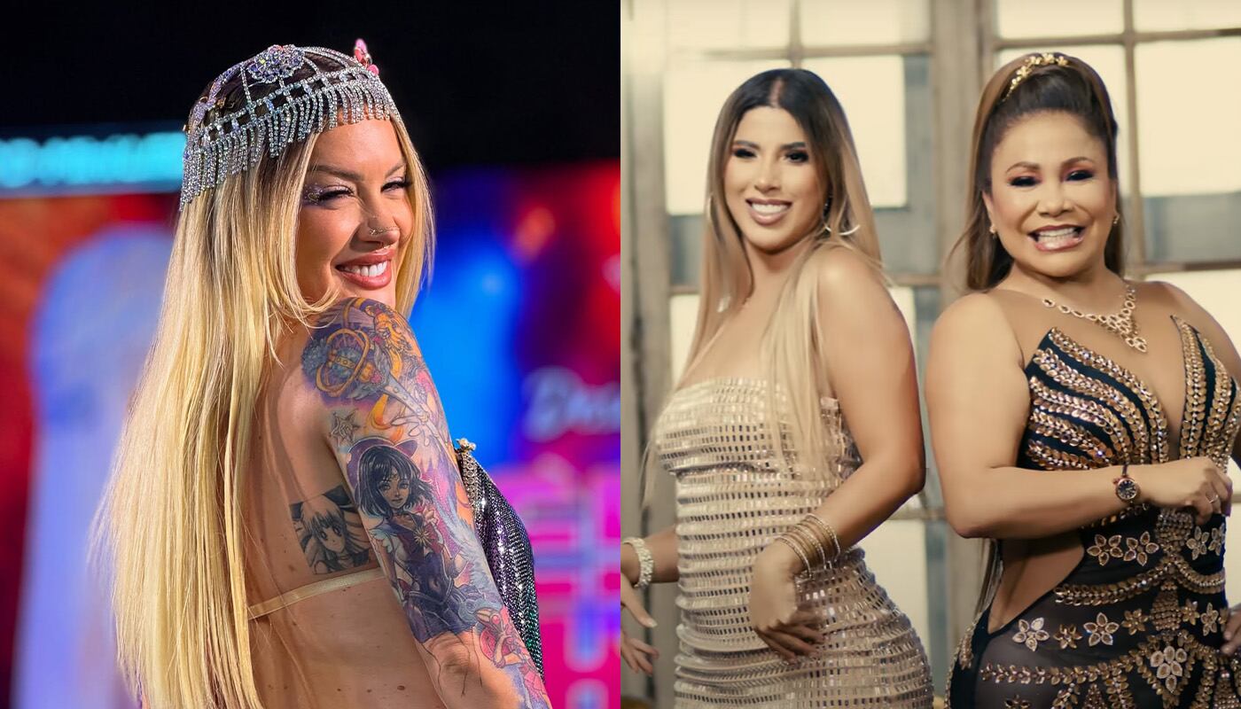 ¡Fuego cruzado en la música! Leslie Shaw arremete con todo contra Marisol tras su tema con Yahaira Plasencia y lanza dura crítica al videoclip: “No sabía que yo era tan importante” | Composición EC: @leslieshaw / Marisol (YouTube)