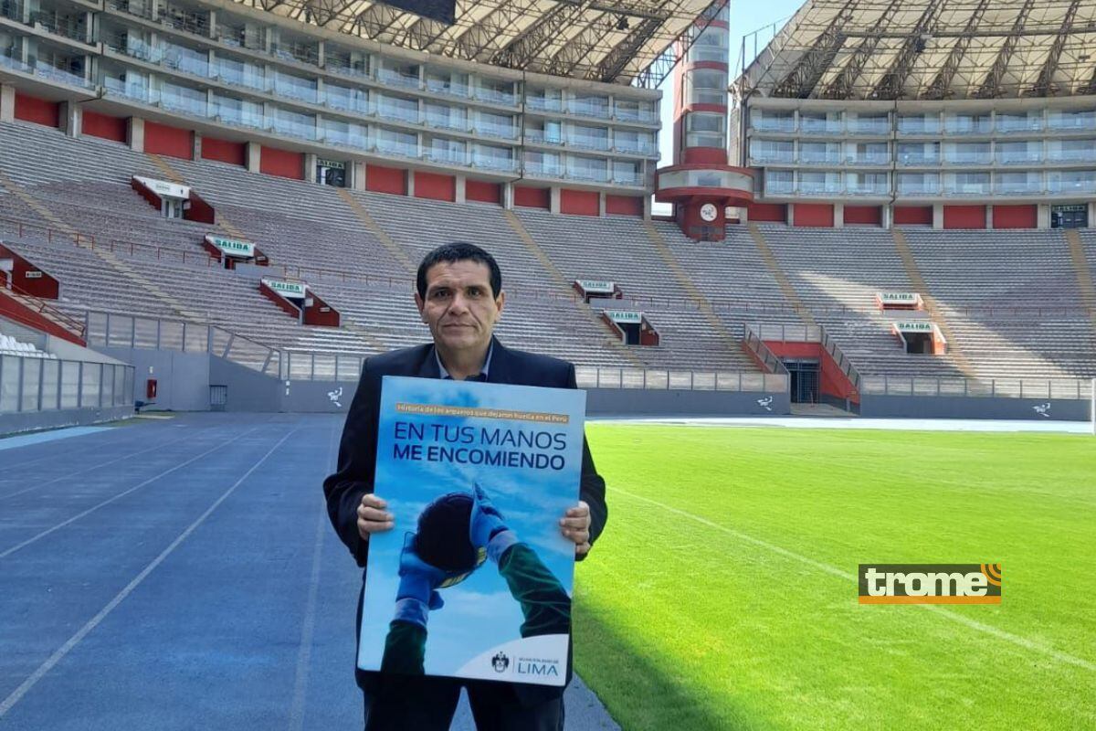 Periodista Rubén Marrufo recogió testimonio del golero en su libro "En tus manos me encomiendo" (Foto: José Reynoso)