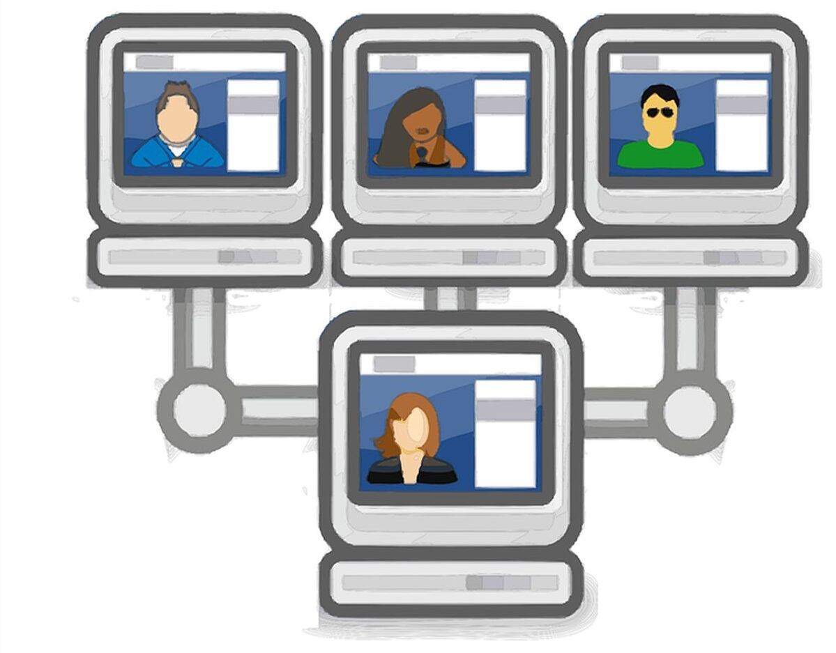 El intercambio de información entre usuarios es la característica clave en las redes P2P (Foto: Pixabay)