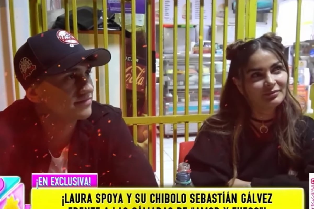Laura Spoya y Sebastián Gálvez. (Amor y Fuego)