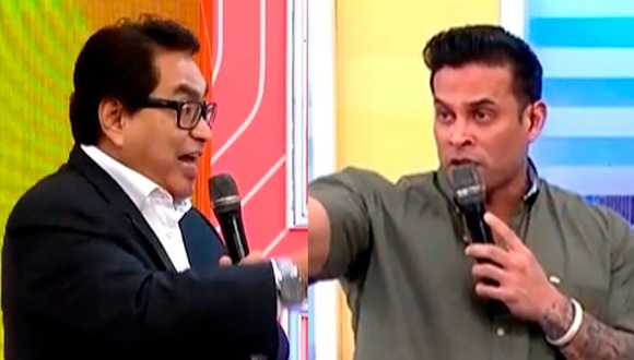Christian Domínguez se molesta con Anthony Choy