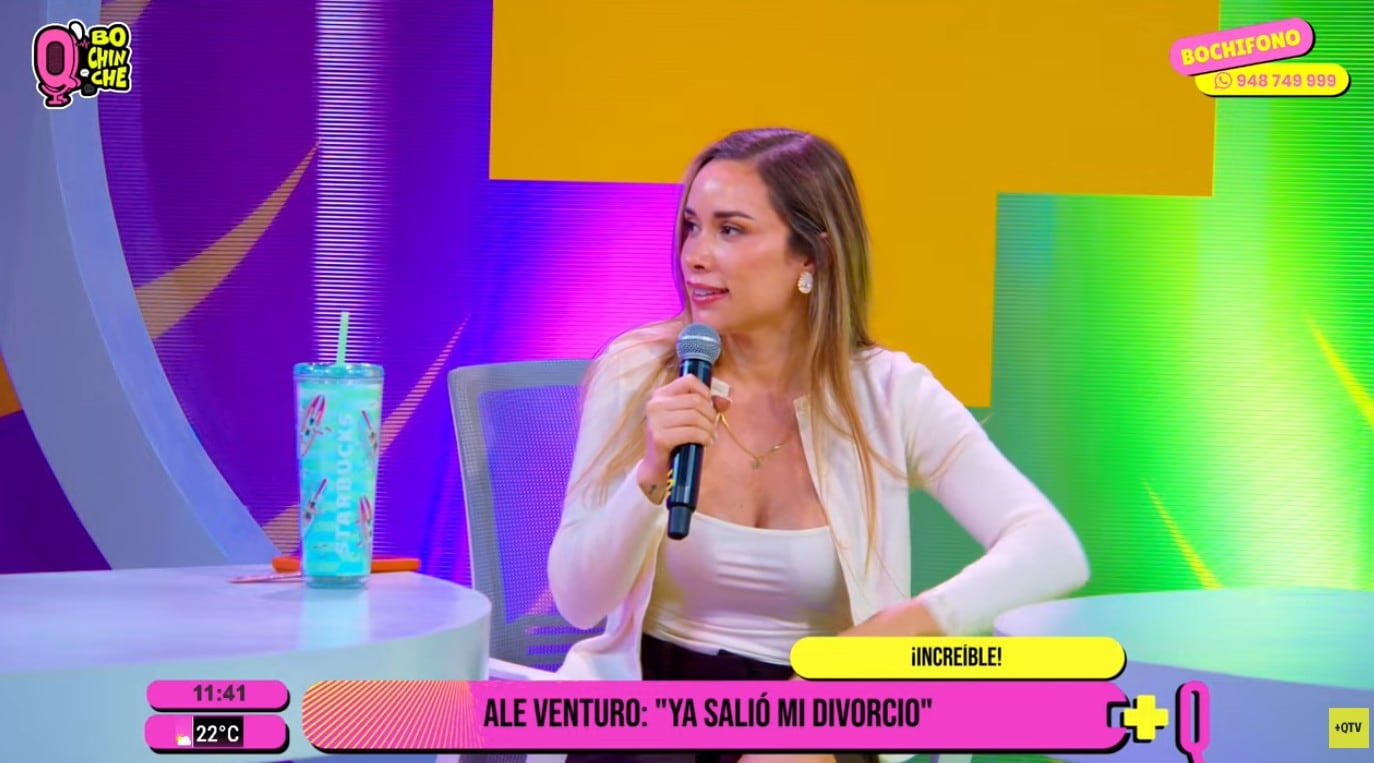 Ale Venturo habla de su relación con el 'Gato' Cuba.