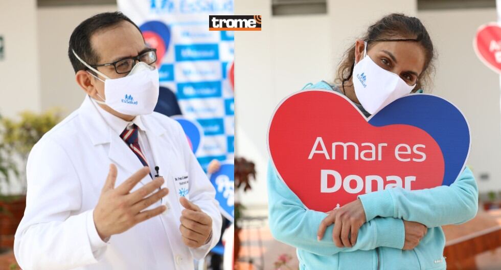 Donación de un corazón permitió salvar la vida de una joven madre. Exitosa cirugía de trasplante se realizó en el INCOR. (EsSalud / Trome)