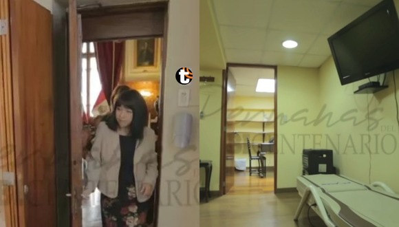 Despacho presidencial del Congreso tenía ambiente privado. Video: Canal N