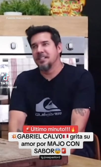 Gabriel Calvo oficializa relación con 'Majo con sabor' y lo comunica a través de su pódcast.
