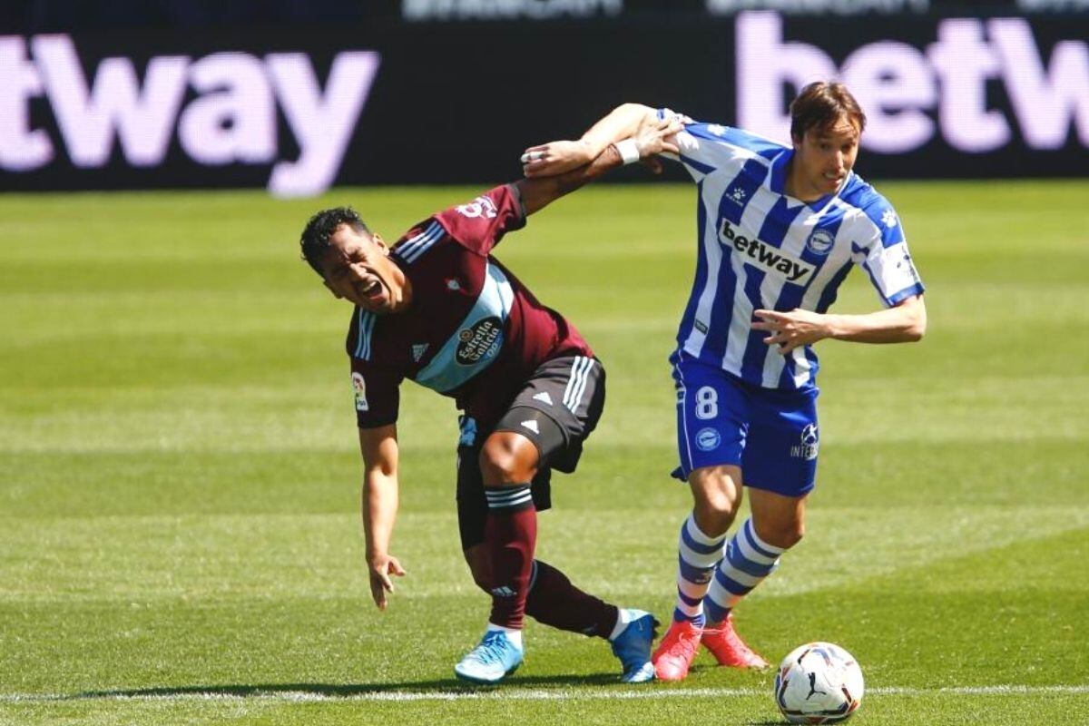 Renato Tapia volvió a ser figura en Celta de Vigo (Foto: LaLiga Santander)