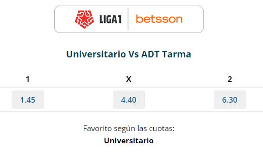 Universitario de Deportes vs. ADT se enfrentan por la fecha 9 de la Liga 1. Foto: Captura.