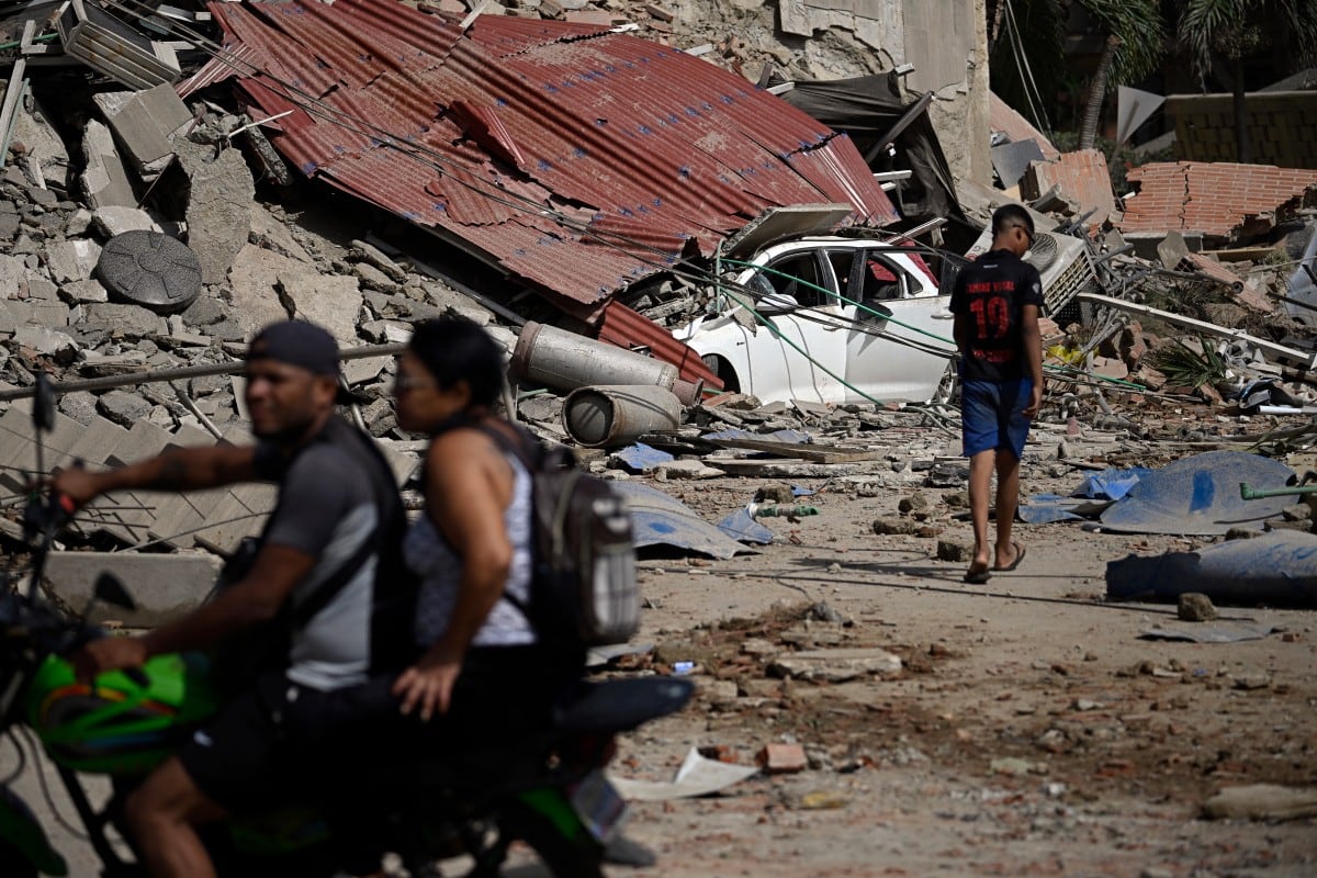 Imágenes del terremoto en Venezuela. Foto: Federico PARRA / AFP