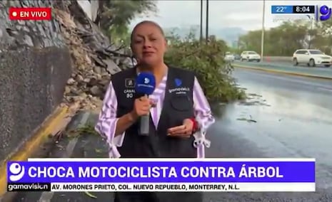 Reportera y camarógrafo fueron atropellados EN VIVO durante transmisión televisiva | VIDEO