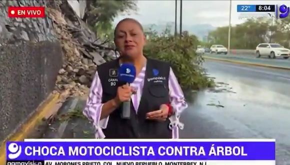 TROME Reportera y camarógrafo fueron atropellados EN VIVO durante transmisión televisiva en México (Gamavisión)
